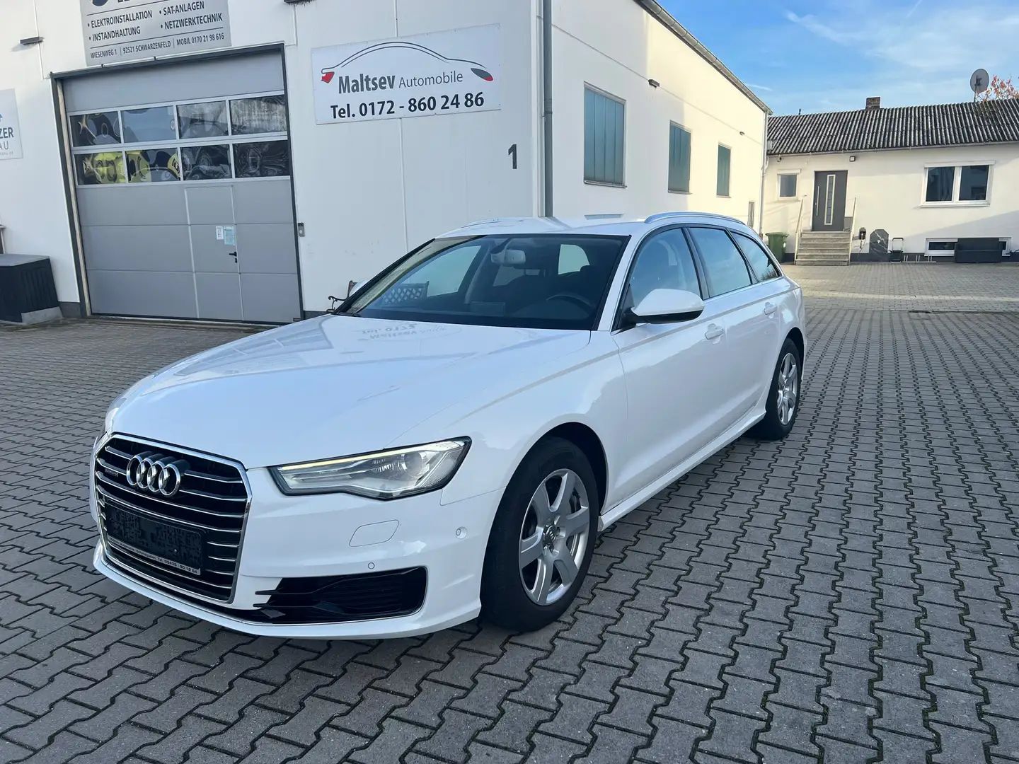 Audi A6 3.0 TDI clean diesel quattro Navi AHK Xenon Weiß - 1