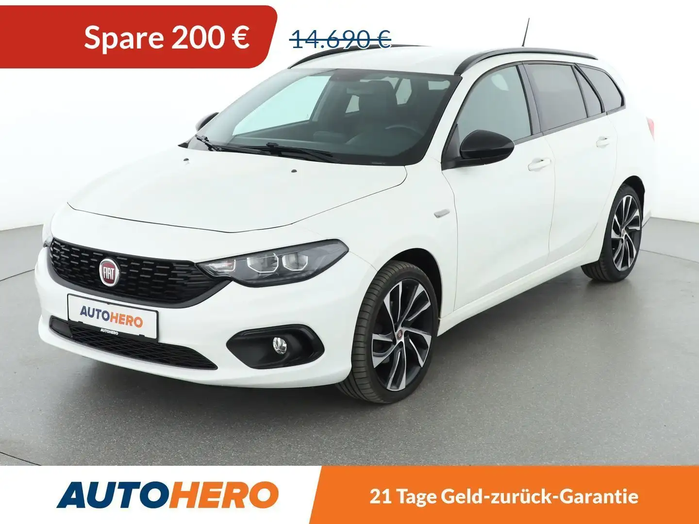 Fiat Tipo 1.6 JTDM S-Design Aut.*NAVI*CAM*XENON*ACC*PDC*SHZ* Weiß - 1