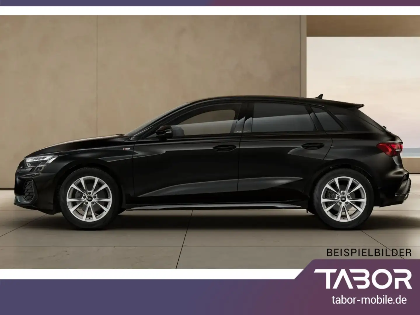 Audi A3 Sportback TFSI 150 S tronic S line Nav LED Schwarz - 2