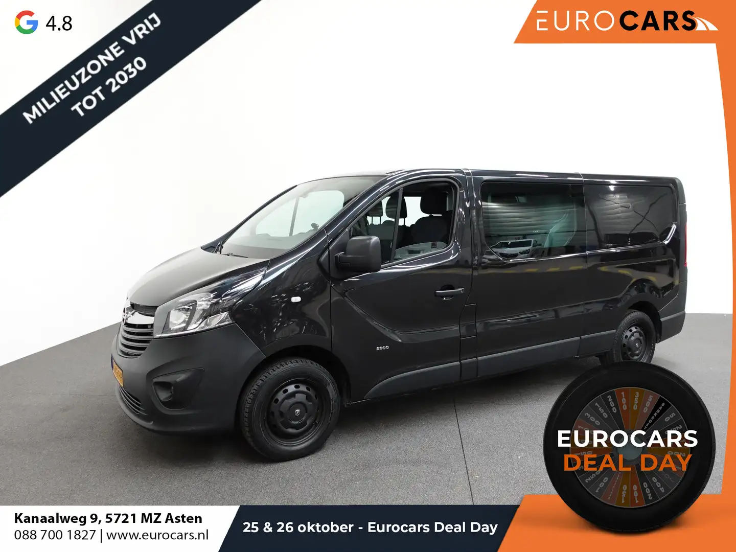Opel Vivaro 1.6 CDTI L2H1 Dubbele Cabine Edition Dubbele Cabin Noir - 1