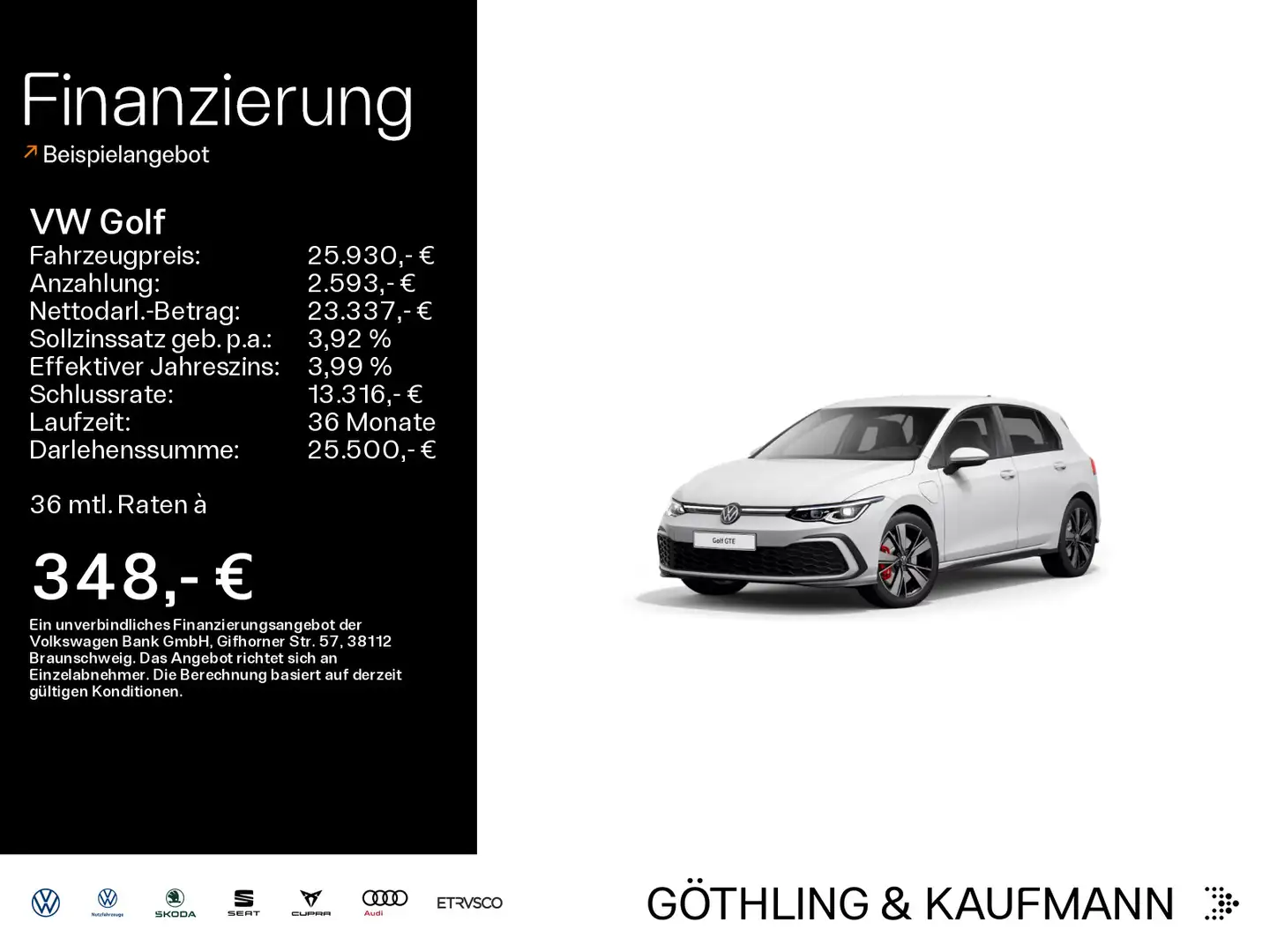 Volkswagen Golf GTE GTE 1.4TSI eHybrid 180kW*NAVI*IQ-LIGHT*KAM* Blanc - 1