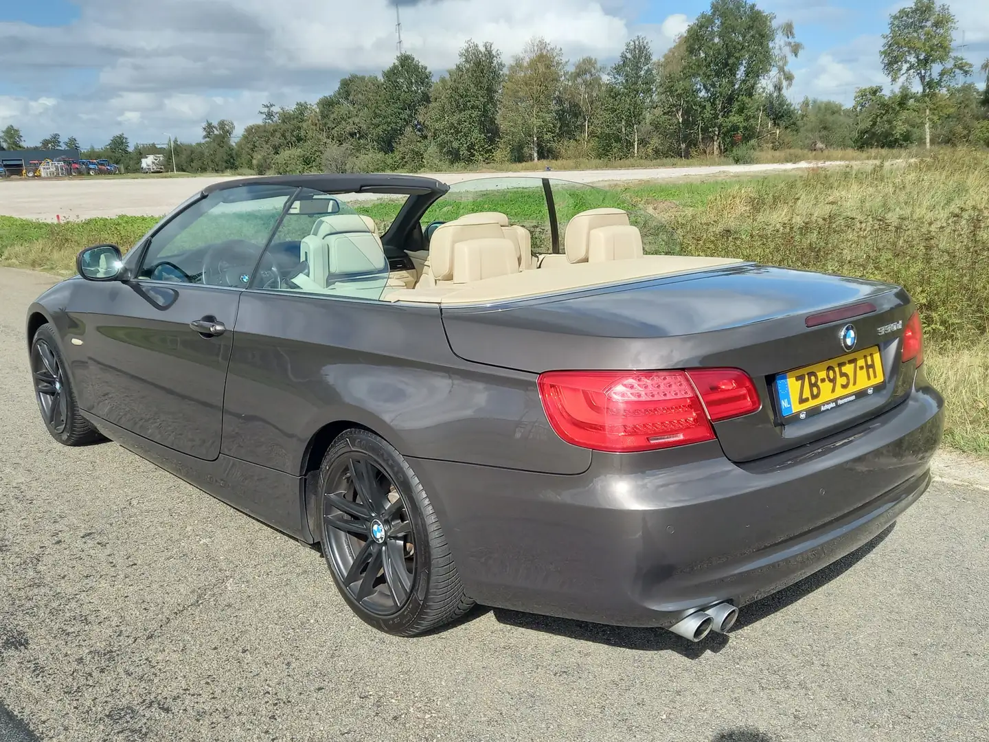 BMW 330 3-serie Cabrio 330d High Executive Bruin - 2