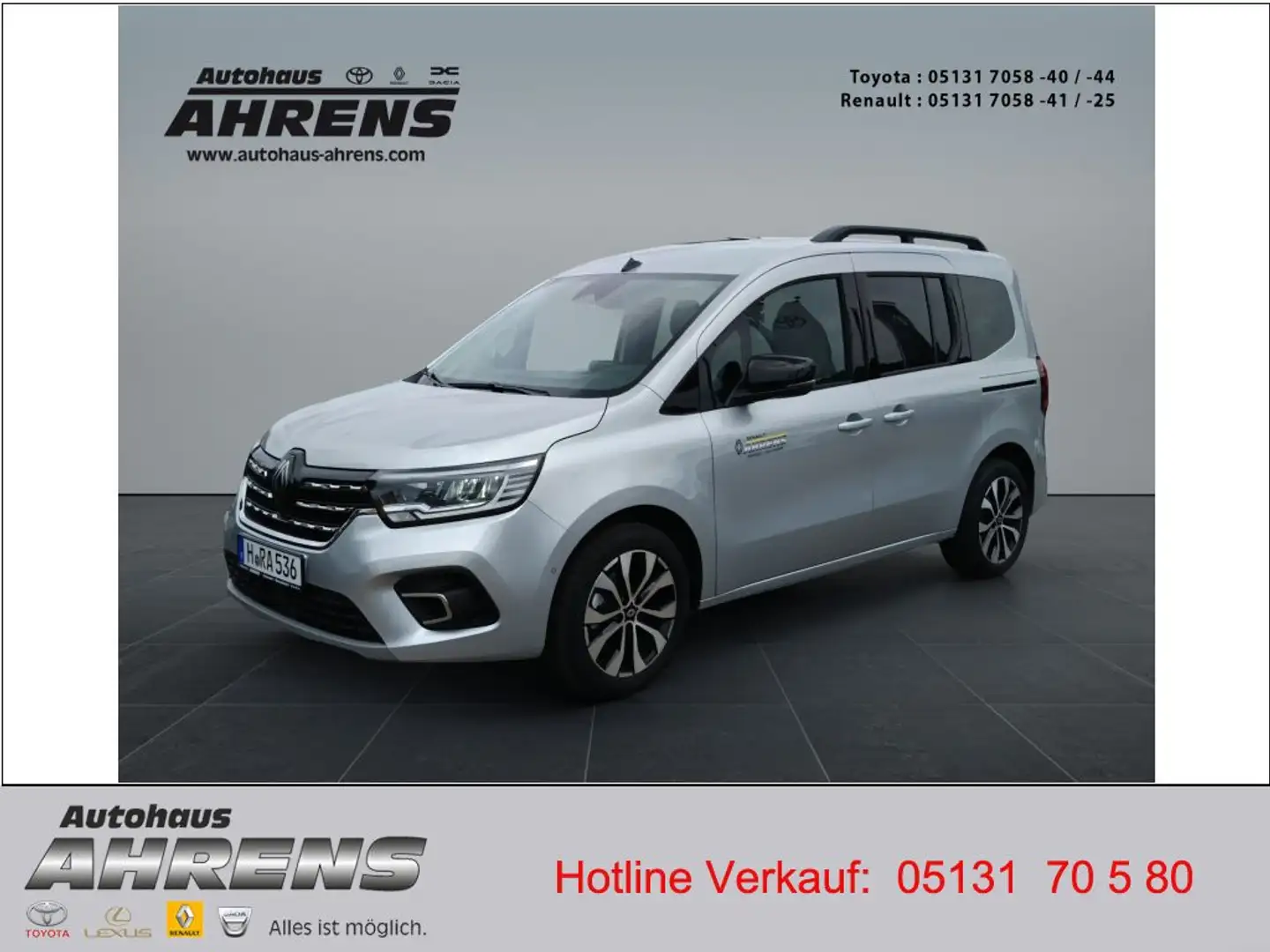 Renault Kangoo TCe130 EDC Techno Easy-Park-Assistent Gris - 1