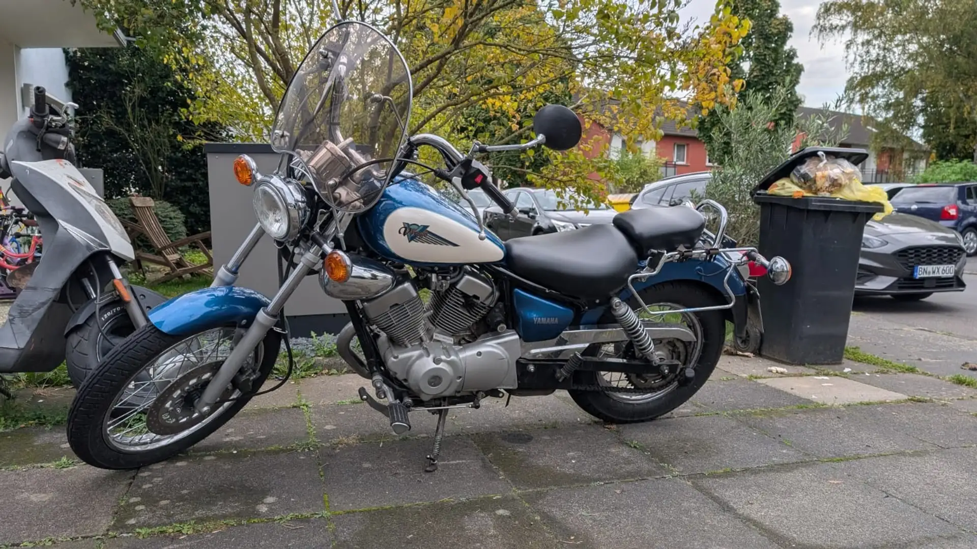 Yamaha XV 125 5AJ Blauw - 2