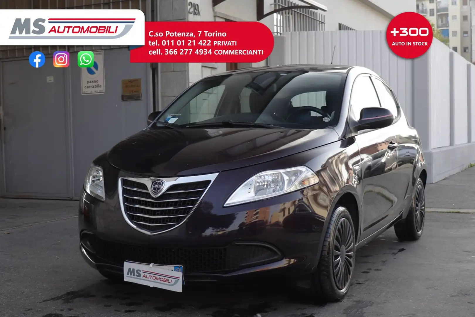 Lancia Ypsilon Ypsilon 1.2 69 CV 5 porte Silver Unicoproprietario Lilla - 1