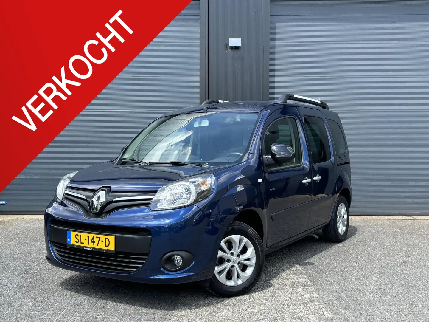 Renault Kangoo Family 1.2TCe Limited Rolstoelauto Bierman Ombouw Blauw - 1