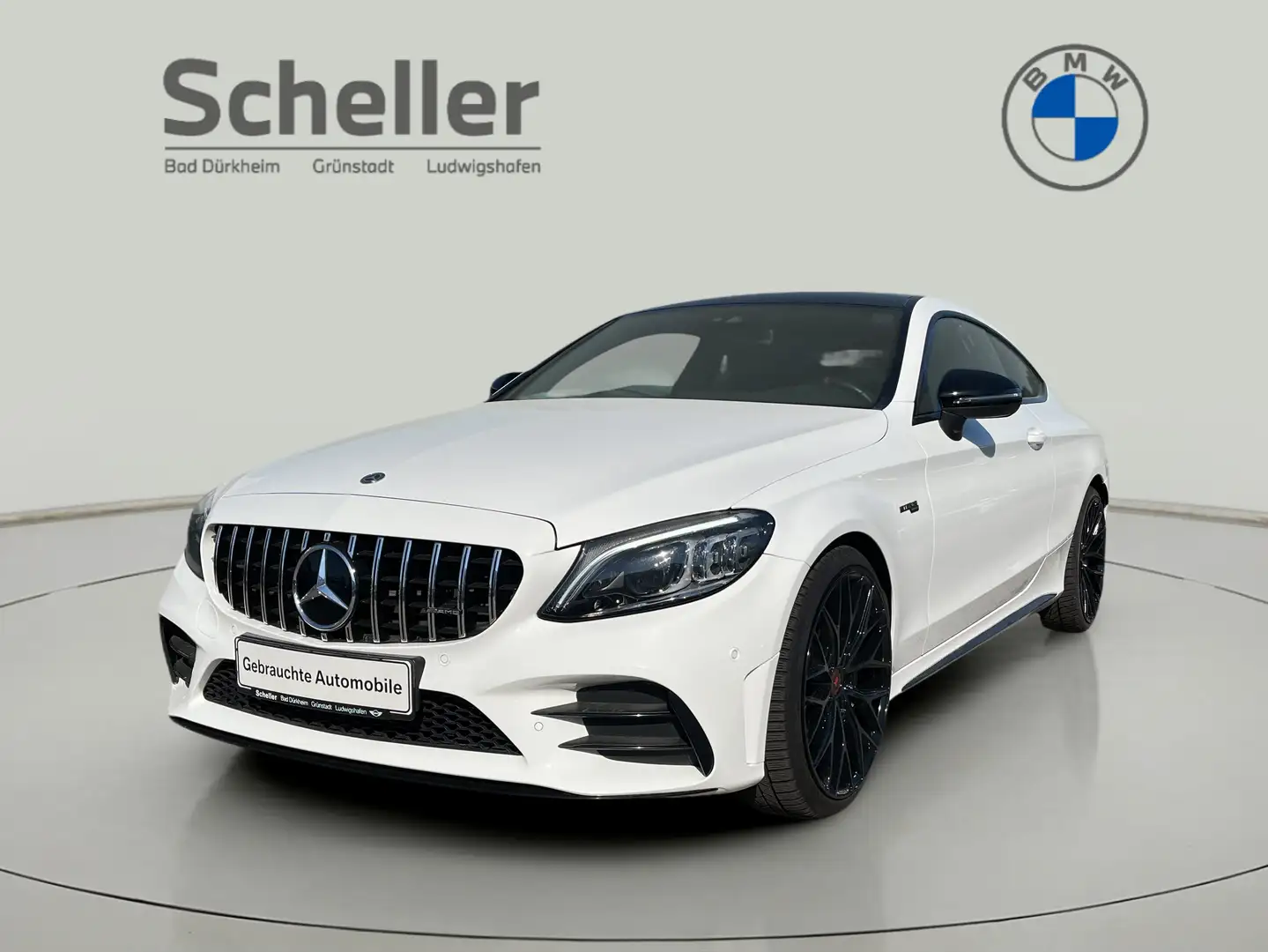 Mercedes-Benz C 43 AMG Coupe 4Matic 9G-TRONIC Sportpaket RFK Blanc - 1