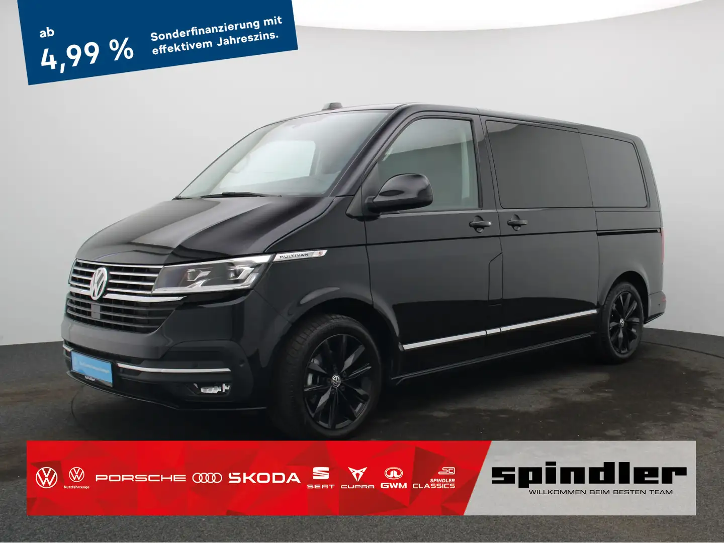 Volkswagen T6.1 Multivan Highline 2.0 TDI DSG/LED, PDC,Navi Schwarz - 1