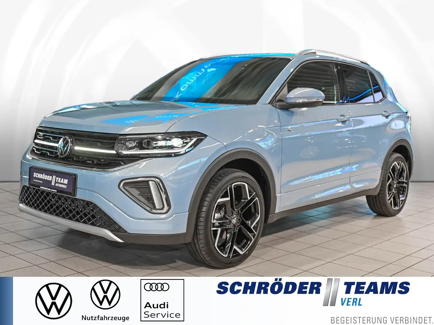 Volkswagen T-Cross 1.0 TSI DSG R-Line Blau - 1