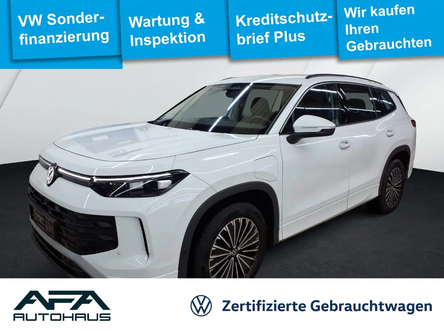 Volkswagen Tayron 1.5 eHybrid Life DSG AHK*LED*Navi*ACC*RFK Weiß - 1
