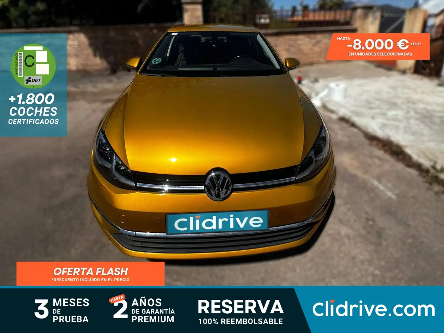 Volkswagen Golf 1.4 TSI Advance 92kW Orange - 1
