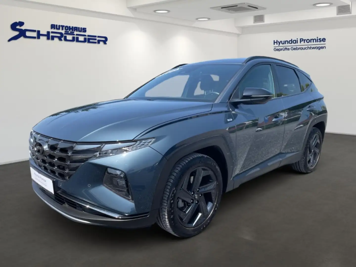 Hyundai TUCSON 1.6T Blackline Mild-Hybrid (48V) Navigation Rückfa Blau - 1