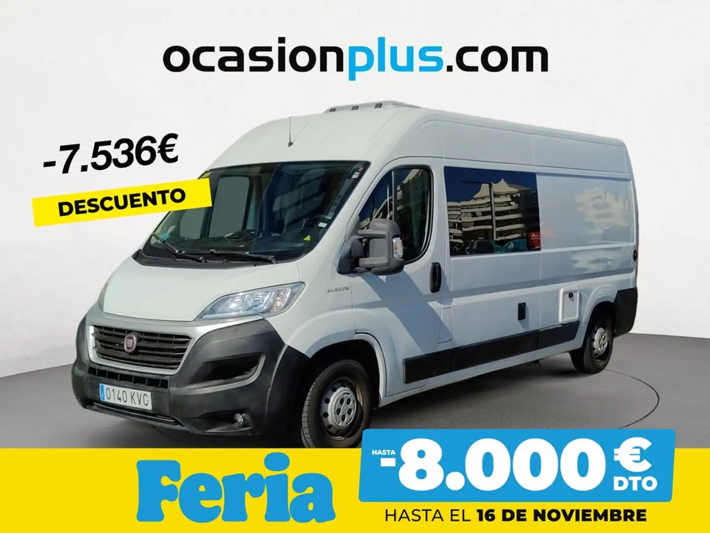 Fiat Ducato Fg. 35 2.3Mjt LPEGR Largo T.A. 110kW Wit - 1