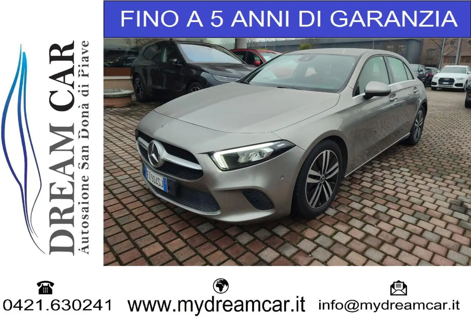 Mercedes-Benz A 180 d Automatic Premium 116cv Beige - 1