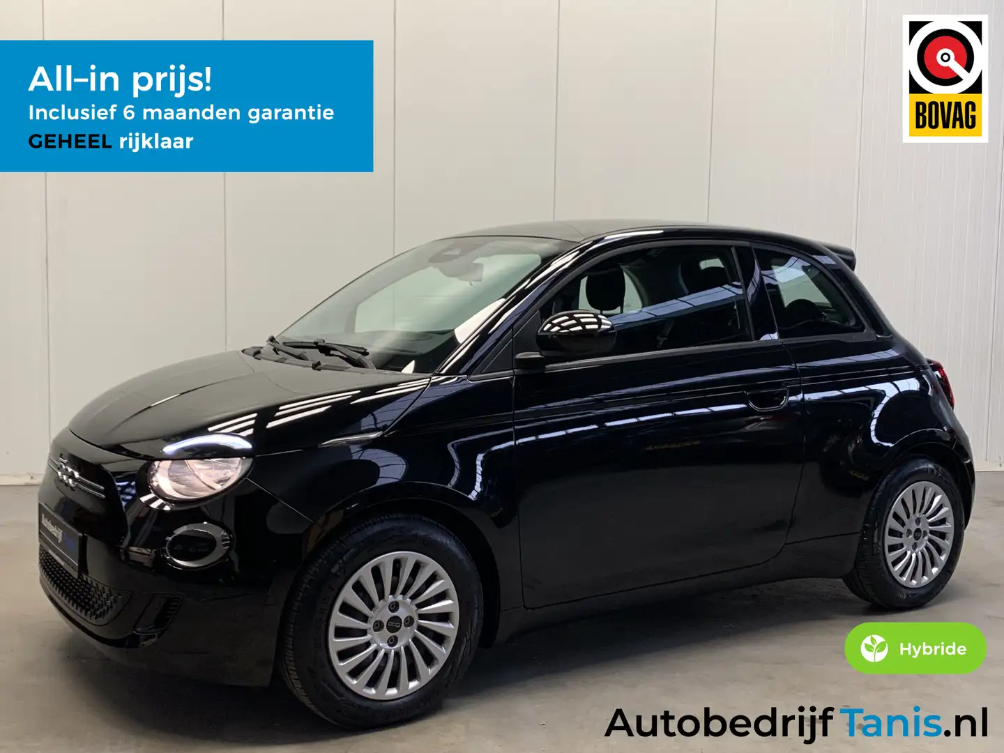 Fiat 500e 24 kWh Action AIRCO/ECC-CRUISE CONTROL-DIGITAL COC Negro - 1