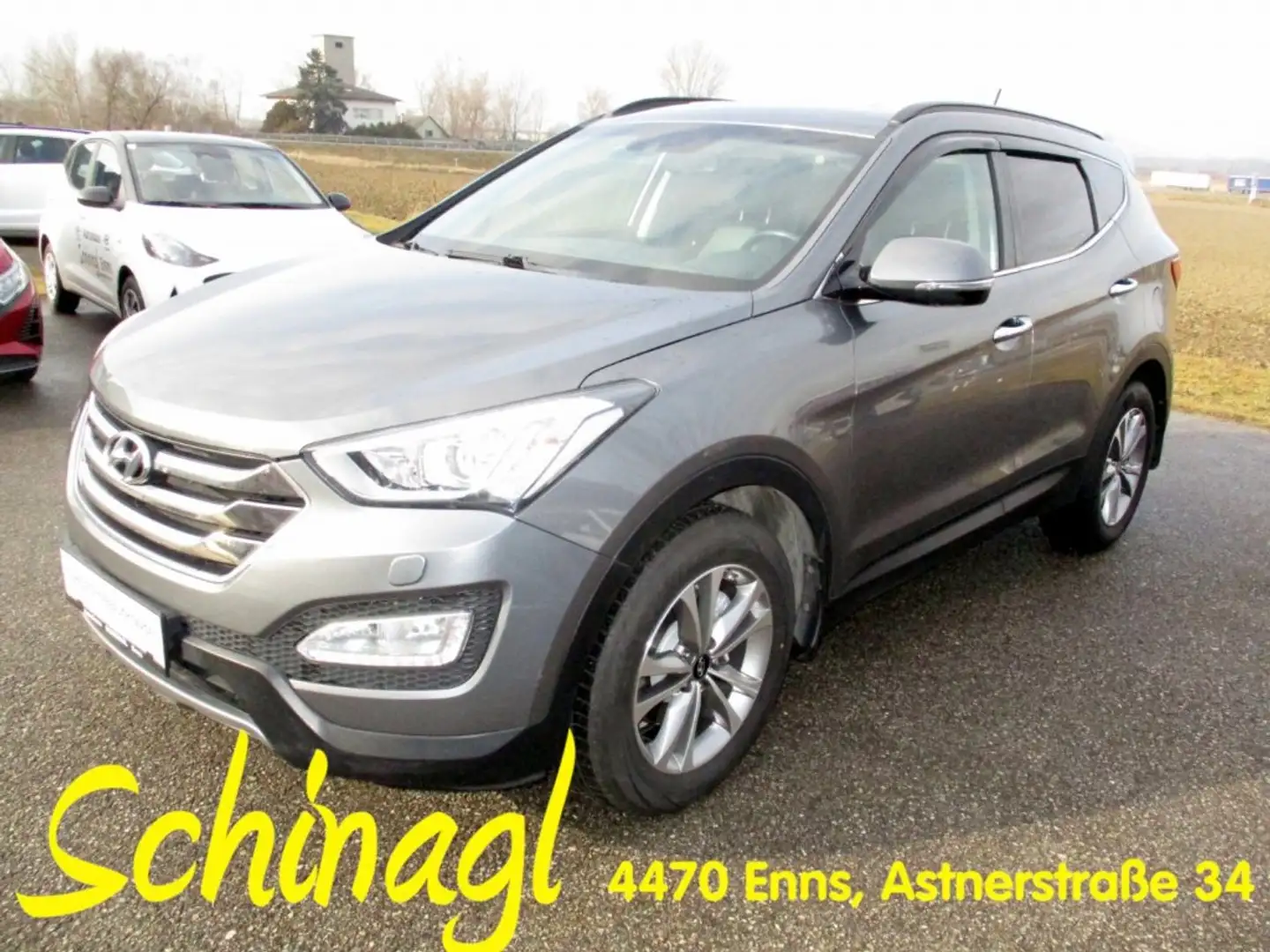 Hyundai SANTA FE 2,2 CRDi AT 4 WD Style - AHK Grau - 1