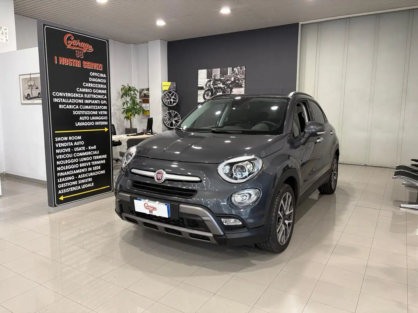 Fiat 500X 1.6 mjt Cross 4x2 120cv my18 Gris - 1
