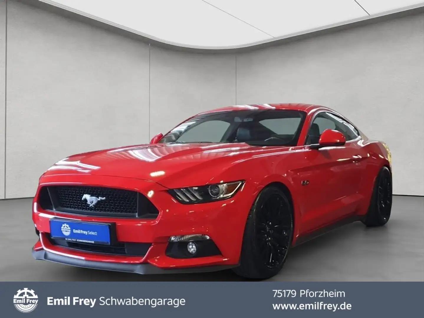 Ford Mustang 5.0 Ti-VCT V8 Aut. GT Rot - 1