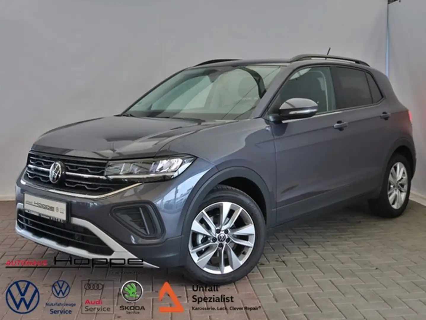 Volkswagen T-Cross Life 1.0 TSI ab 1,99%+AHK+ACC+APP+LED Gris - 1