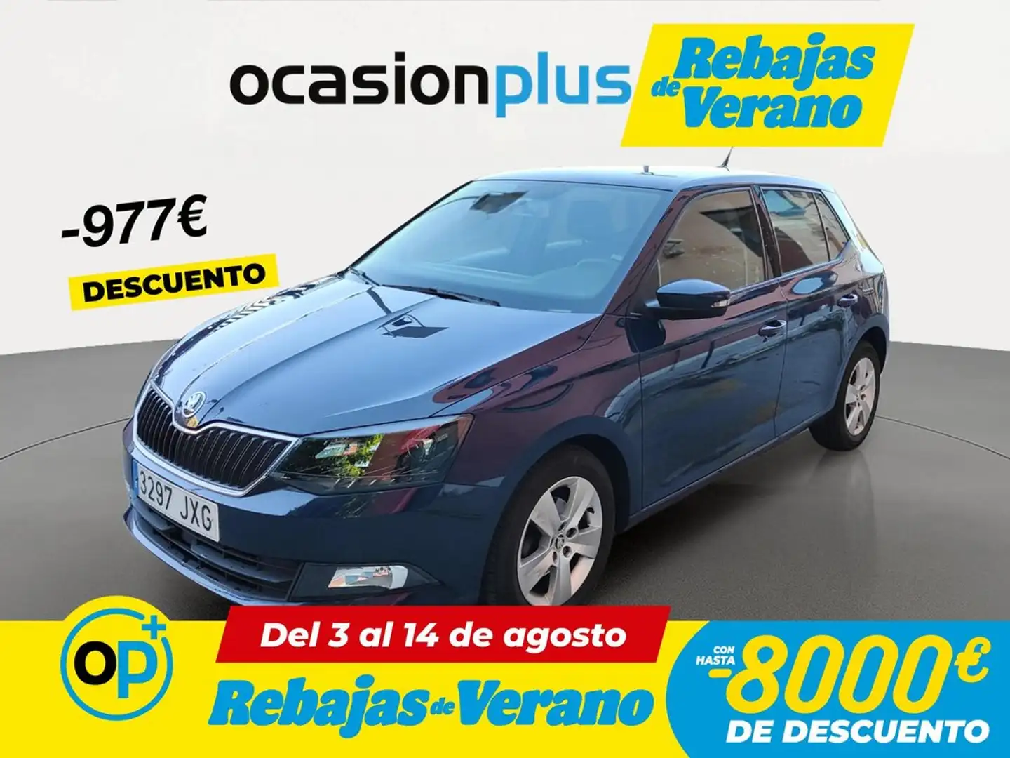 Skoda Fabia 1.0 MPI Like 55kW Azul - 1