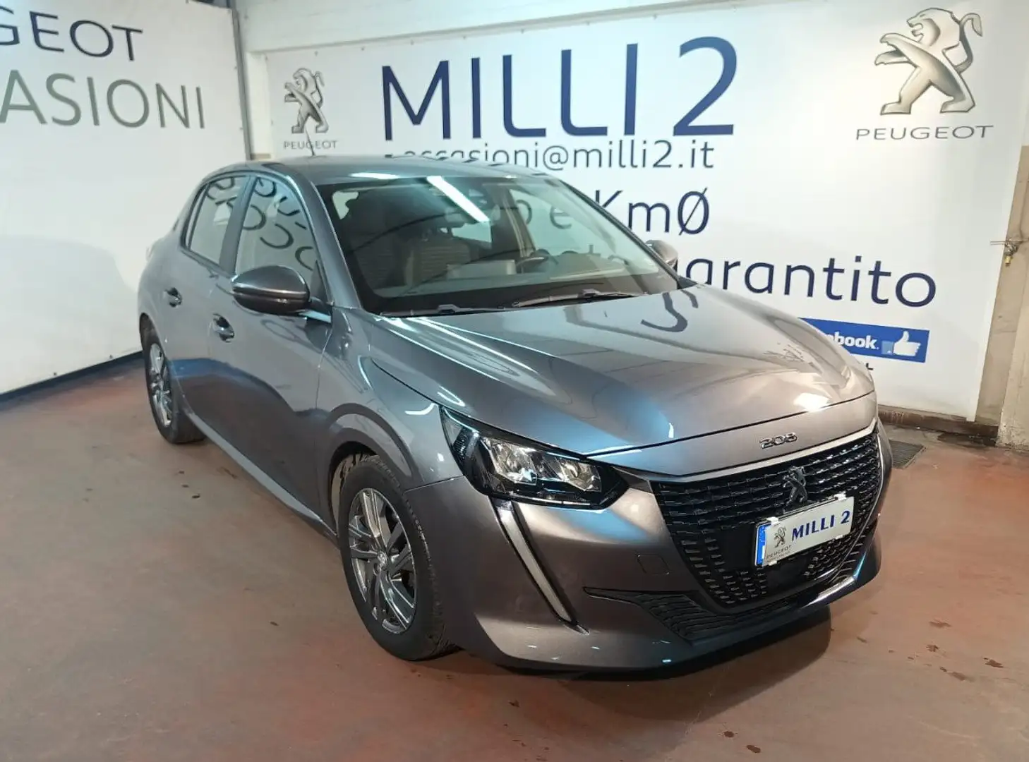 Peugeot 208 208 1.2 puretech Active Pack s Grigio - 1