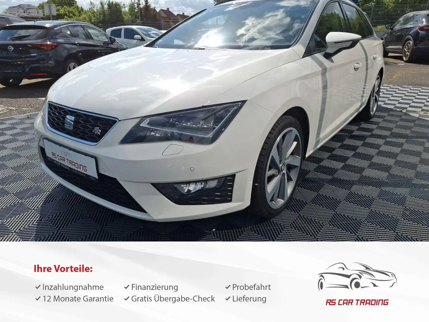 SEAT Leon ST FR*Panorama*DSG*1-Jahr Garantie*1-Hand* Blanc - 2