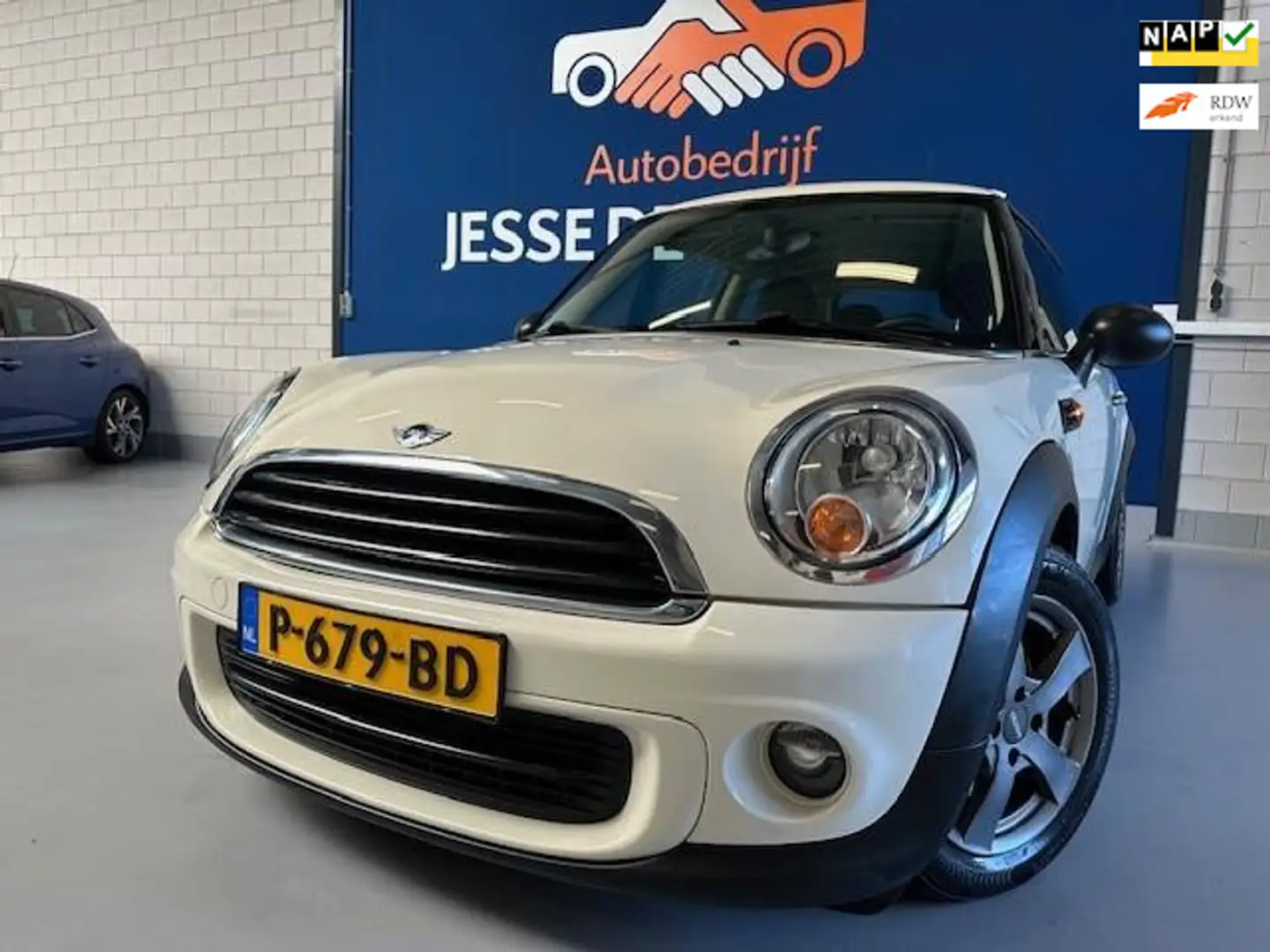 MINI One Mini 1.6 Automaat,bj.2011,kleur: beige ! Airco,Spo Bianco - 1