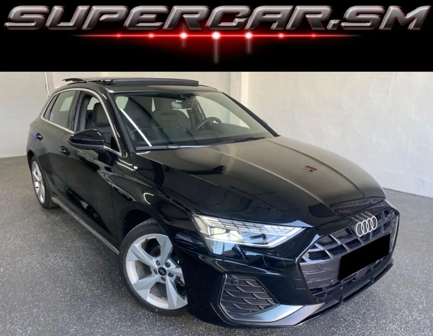 Audi A3 35 SPORTBACK TDI S SLINE PANORAMA SONOS RESTYLING Nero - 1
