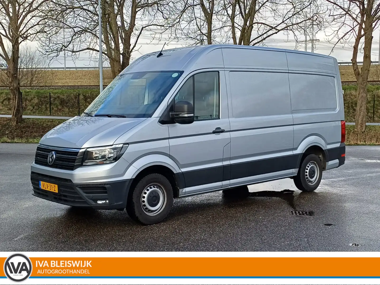 Volkswagen Crafter 35 2.0 TDI L3H3 Highline | 3 PERS | NAVI | PDC V+A Zilver - 1