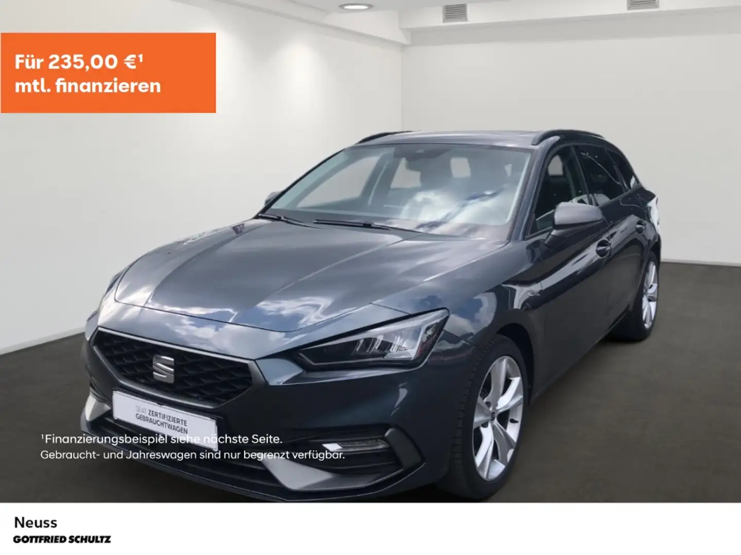 SEAT Leon Sportstourer FR TDI DSG APP NAVI LED EPH SITZHZG P Gris - 1