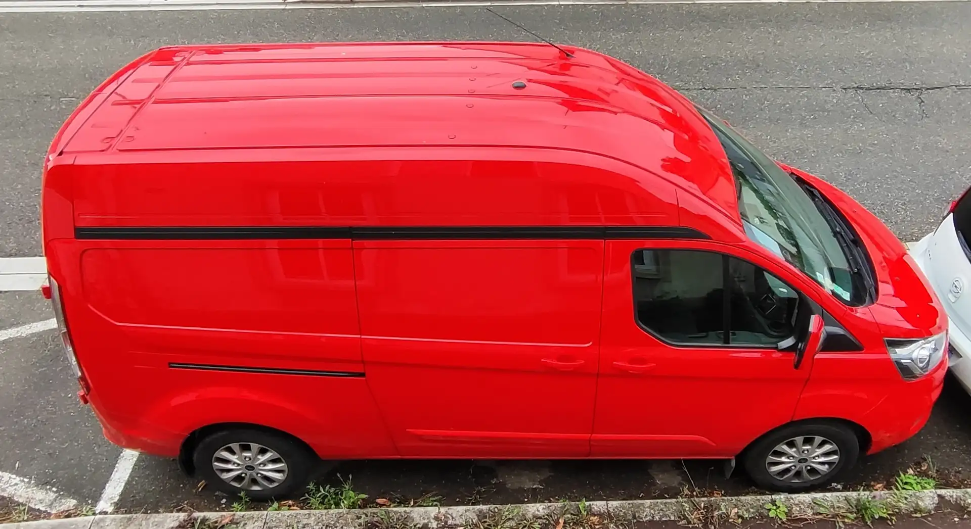 Ford Transit Custom TRANSIT CUSTOM FOURGON 300 L2H2 2.0 ECOBLUE 170 S Rouge - 2