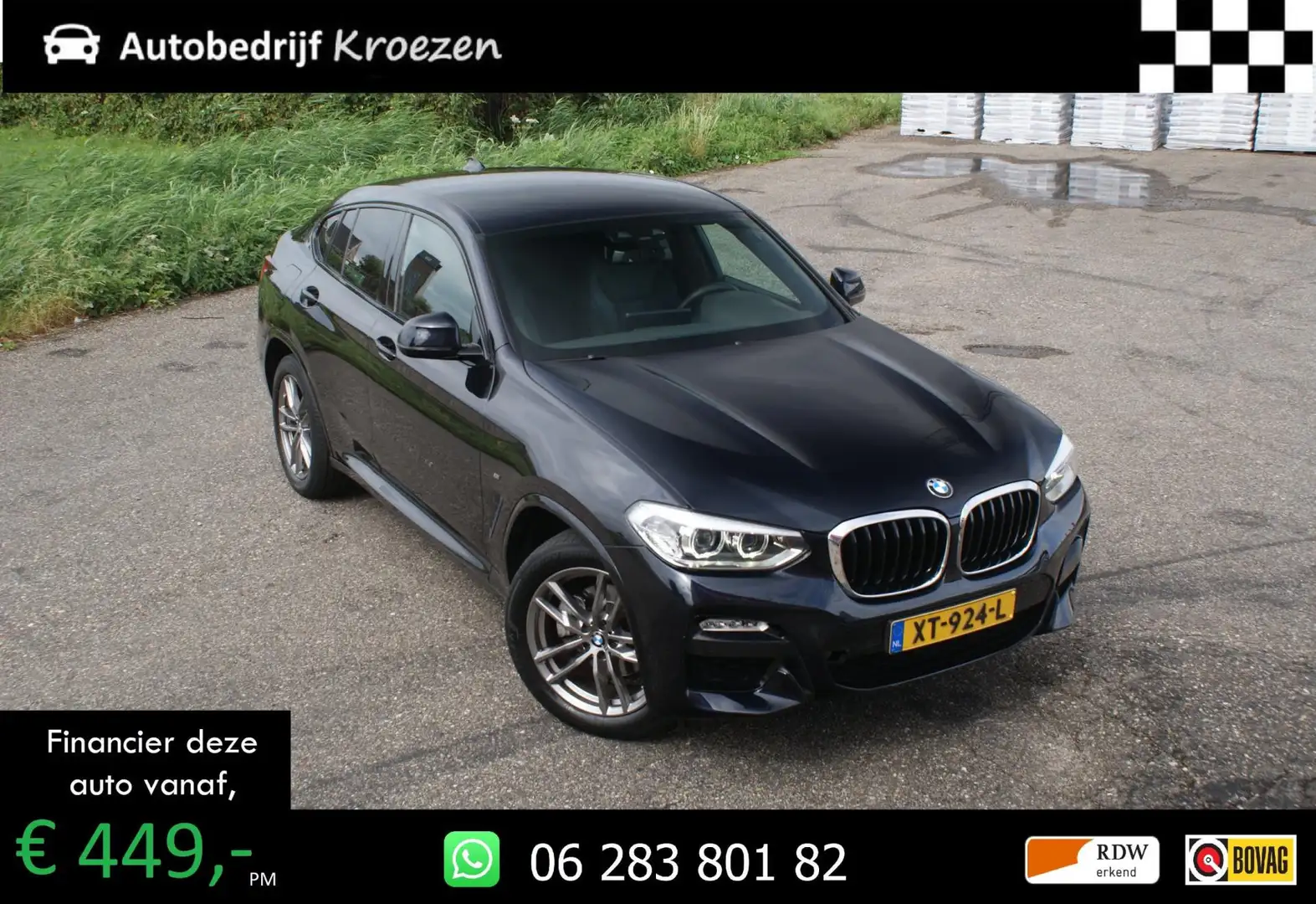 BMW X4 XDrive20i High Executive Edition | M Pakket | Trek Zwart - 1