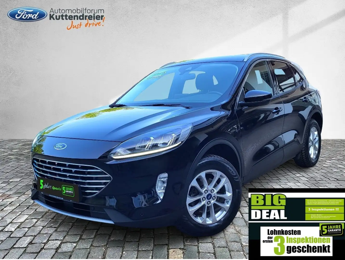 Ford Kuga PHEV Titanium Navi Kamera 2xPDC Lenkr.Sitzh Nero - 1