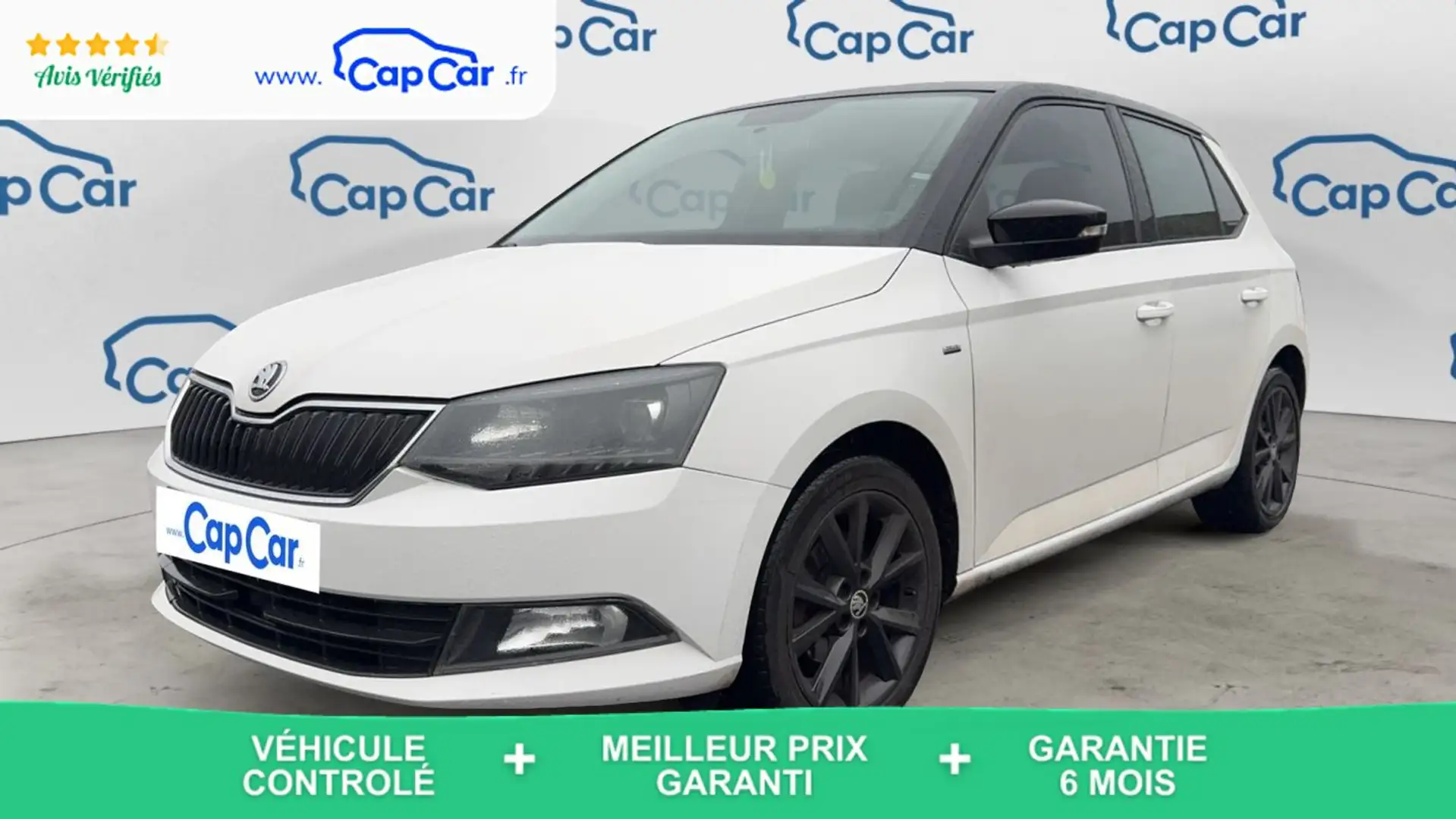 Skoda Fabia 1.0 MPI 60.0 Drive Blanc - 1