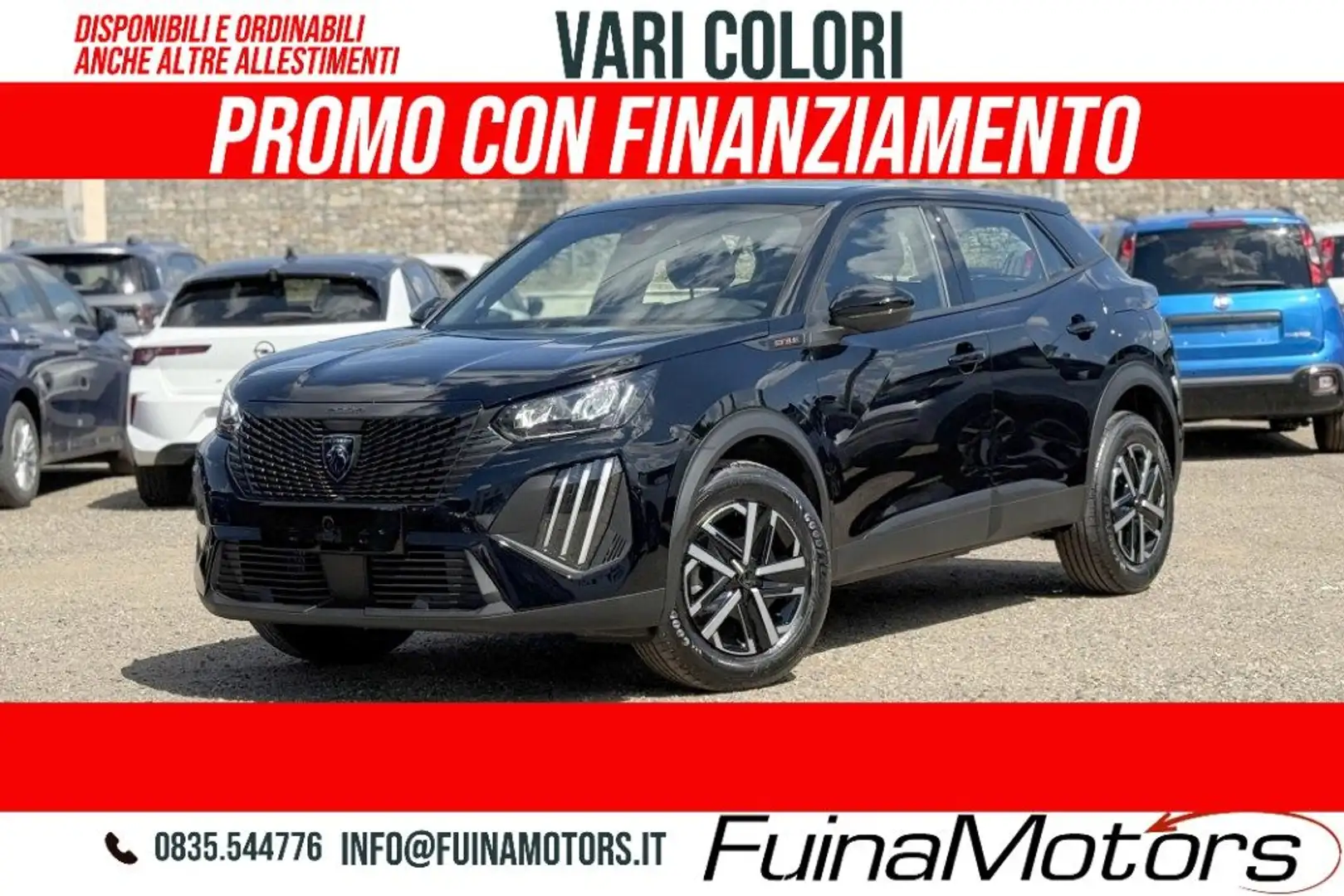Peugeot 2008 100 S&S Style NUOVO Zwart - 1