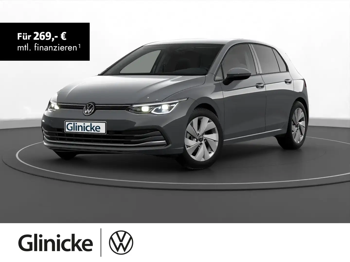 Volkswagen Golf VIII 1.5 eTSI Move AHK LED LM 17" Navi PDC+ Grau - 1