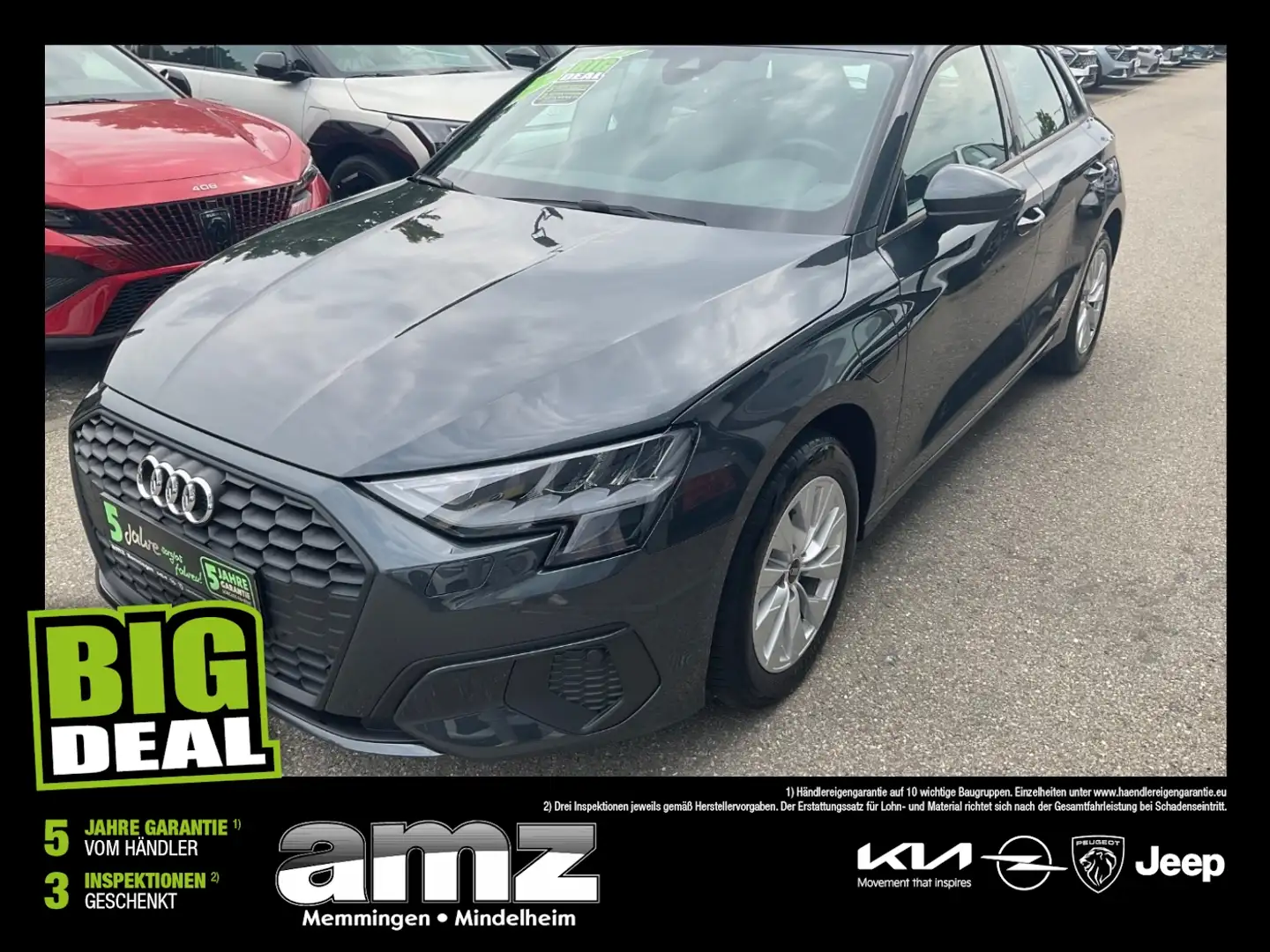 Audi A3 Sportback 40e TFSI Basis LED+SHZ+Standh. Grijs - 1