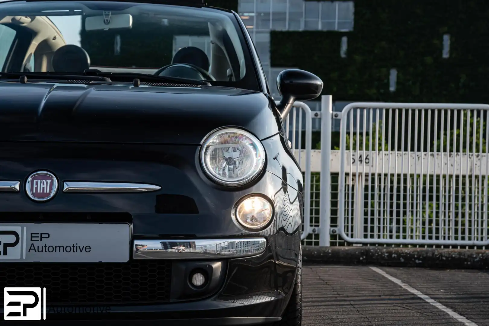 Fiat 500C 1.2 Lounge Zwart - 2