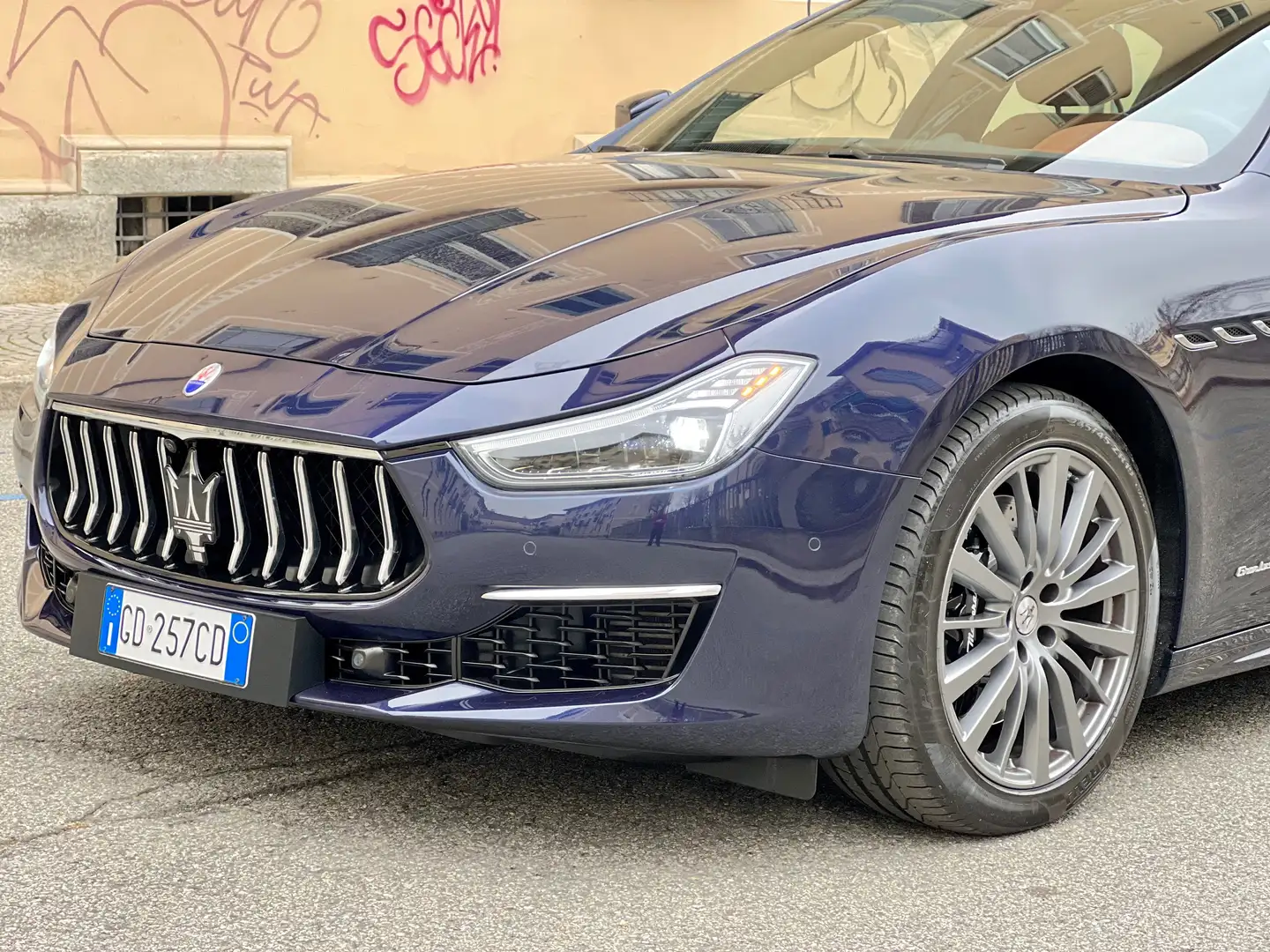 Maserati Ghibli 3.0 V6 S 430cv aut.8 Q4 E6 Granlusso 1PROP-KM CERT Blu/Azzurro - 2