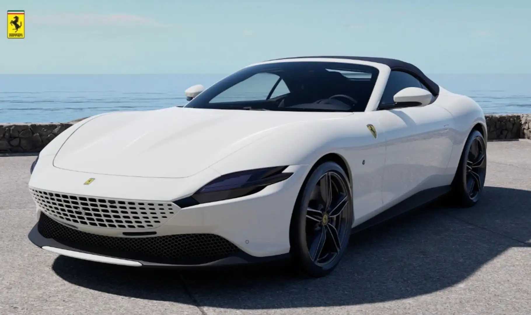 Ferrari Roma Roma Spider 3.9 F1 dct Consegna Dicembre Biały - 1