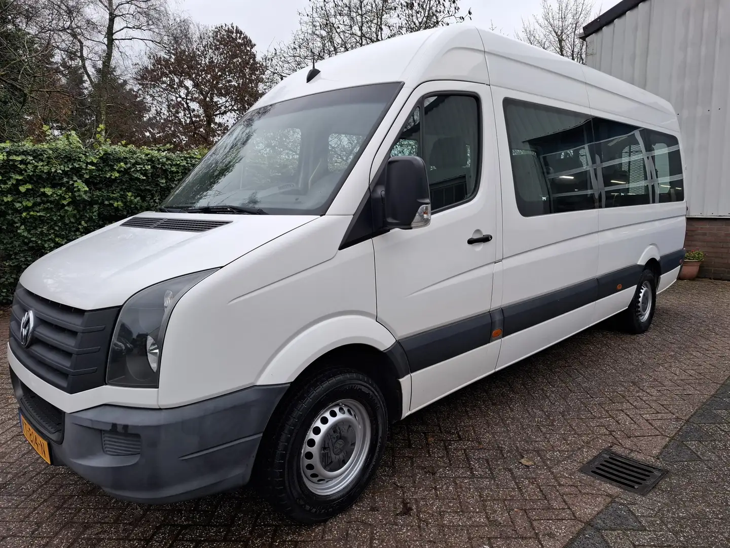 Volkswagen Crafter 35 2.0 TDI L3H2 BM 22950.- INCL BTW 9-PERSOONS ROL Wit - 1