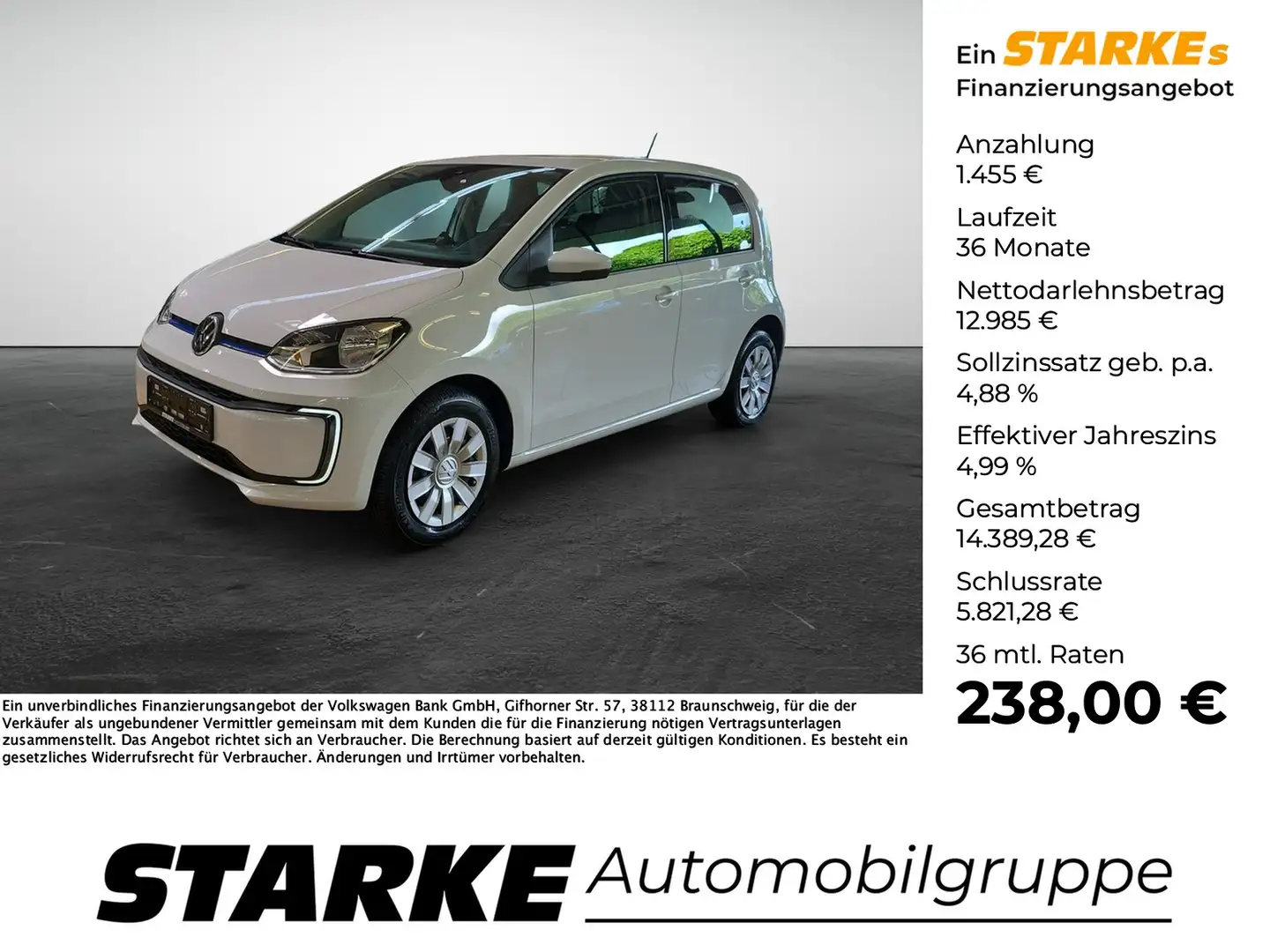 Volkswagen e-up! move up! Blanco - 1