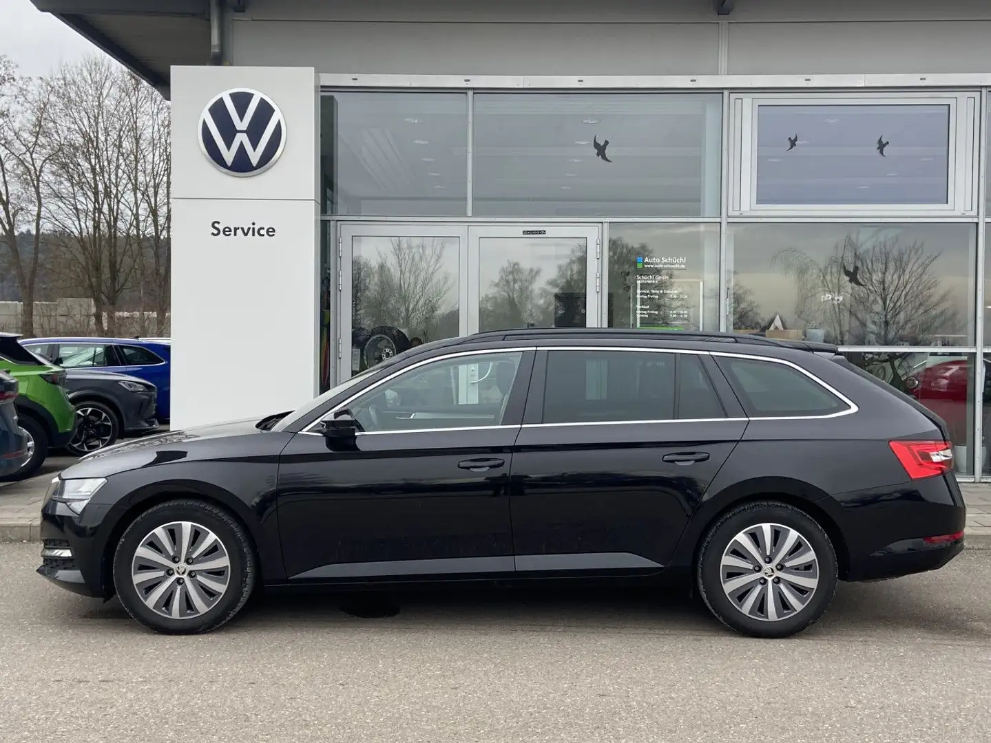 Skoda Superb Combi 2.0 TDI DSG NAVI-COLUMBUS+AHK+LED+S Schwarz - 2