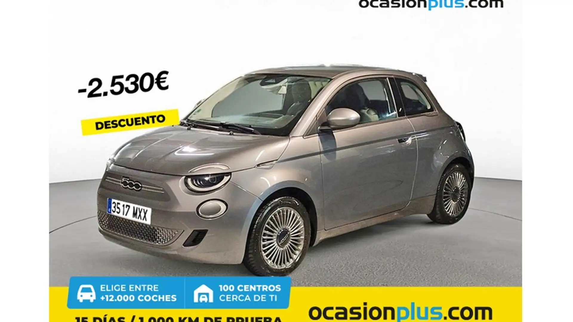 Fiat 500e 87Kw Icon Gris - 1