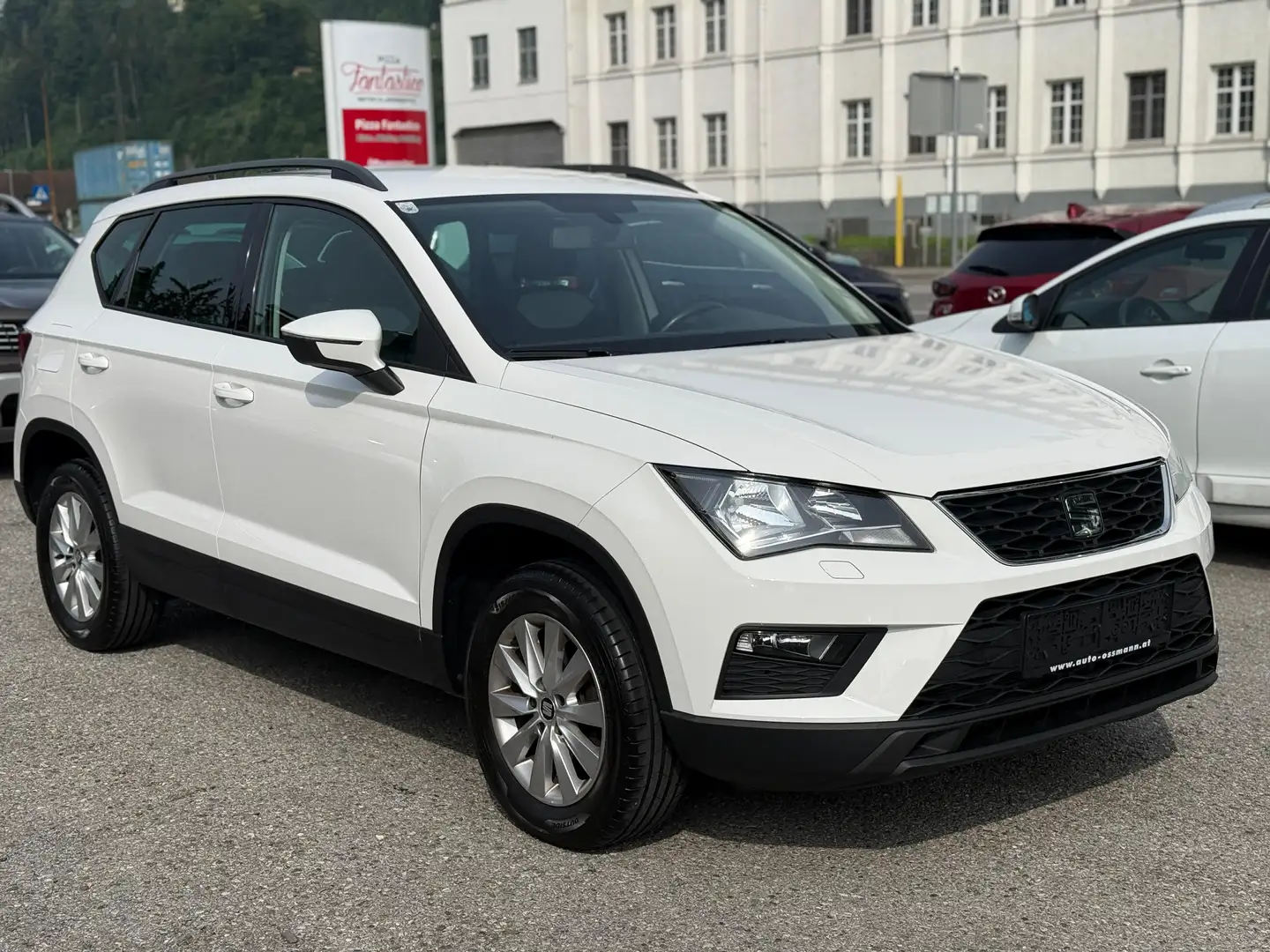 SEAT Ateca Reference TDI 1.Besitz TÜV NEU Anhängerk. Weiß - 1