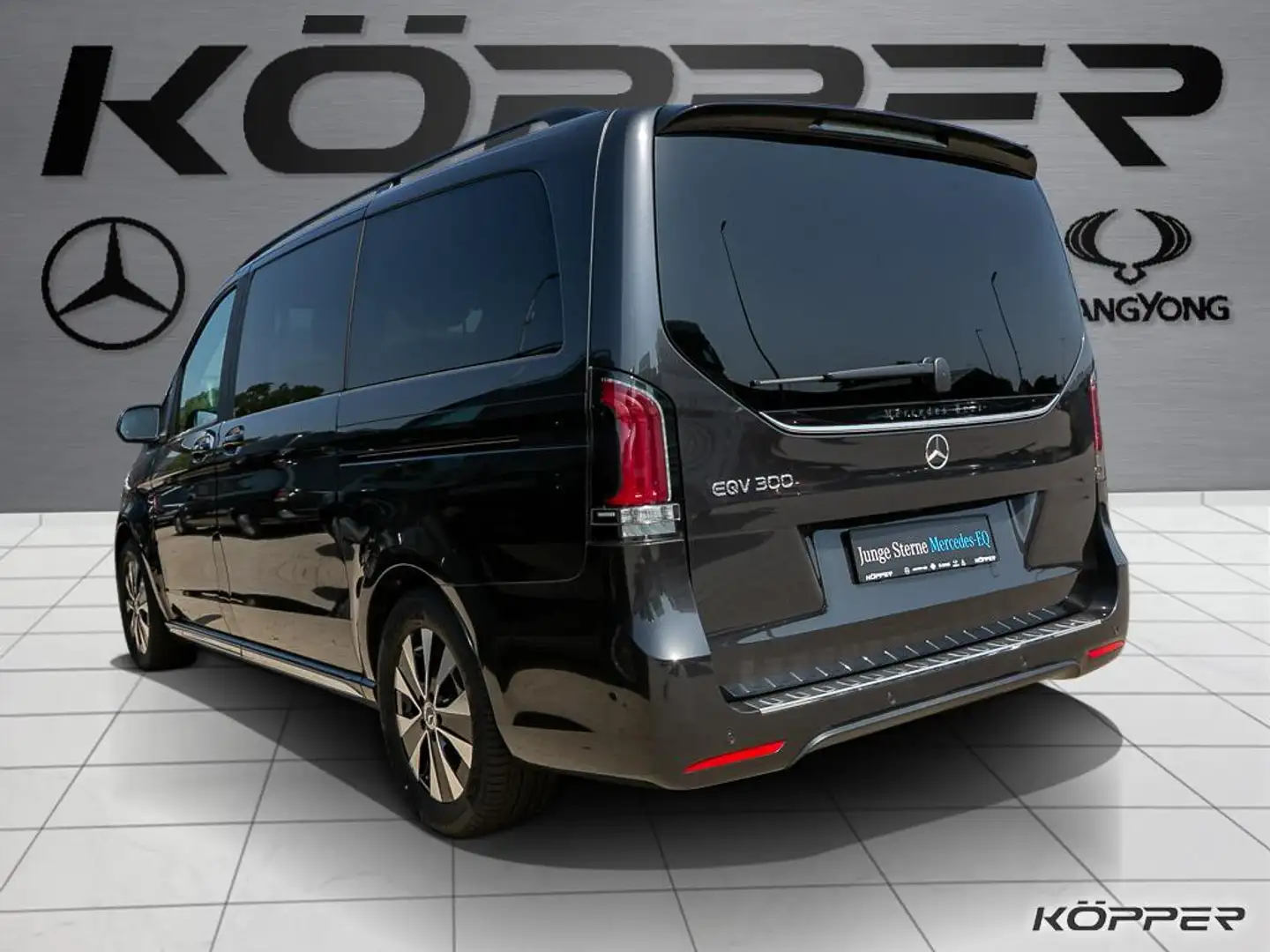 Mercedes-Benz EQV 300 L neues Modell Black Line Distronic LED Gris - 2