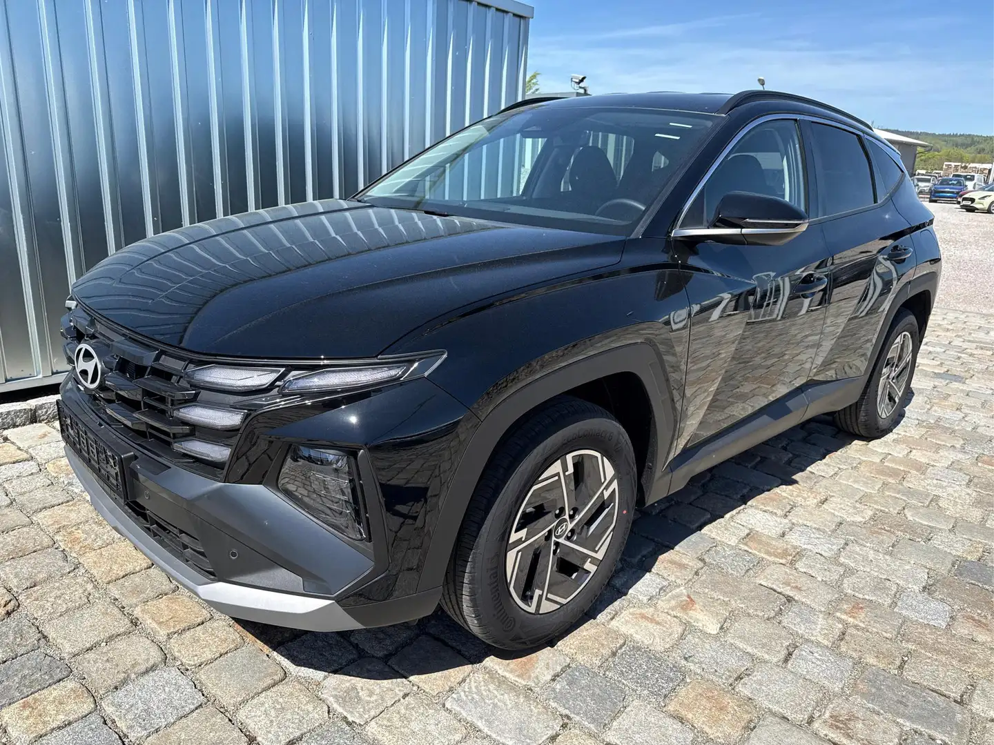 Hyundai TUCSON Jubile 1.6 T-GDI 48V 2WD Navi-17"-2 Zonen Klima... Schwarz - 1