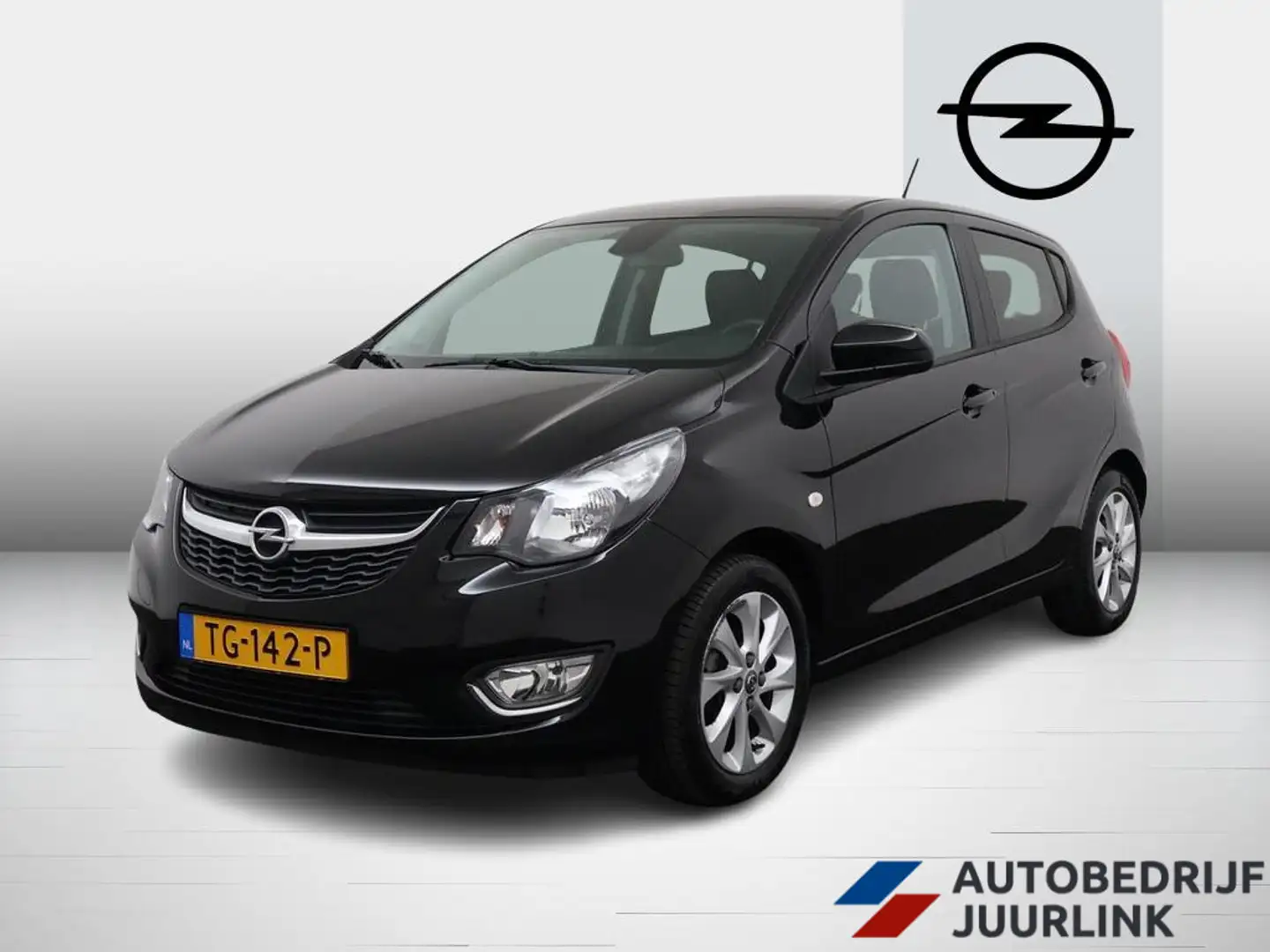 Opel Karl 1.0 Automaat Innovation H.Leder/Ecc/Lmv/Carplay Zwart - 1