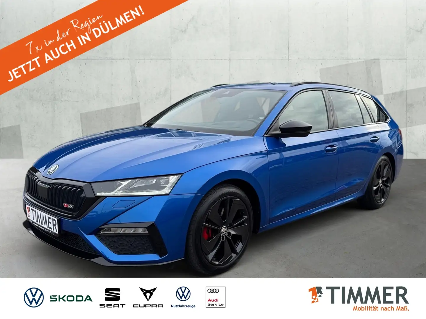 Skoda Octavia Combi 2.0 TDI DSG RS *AHK *MATRIX *ACC *HuD *NAVI Blau - 1
