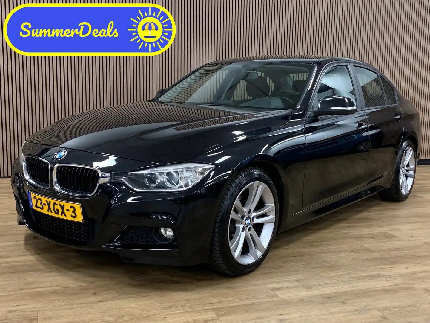 BMW 320 3-serie 320i High Executive|Automaat|Climate Contr Zwart - 1
